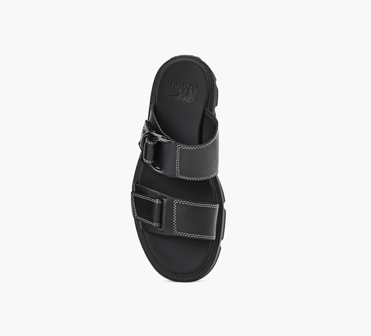 SOREL REINCBSLIDESANDAL in BLACK view 1c