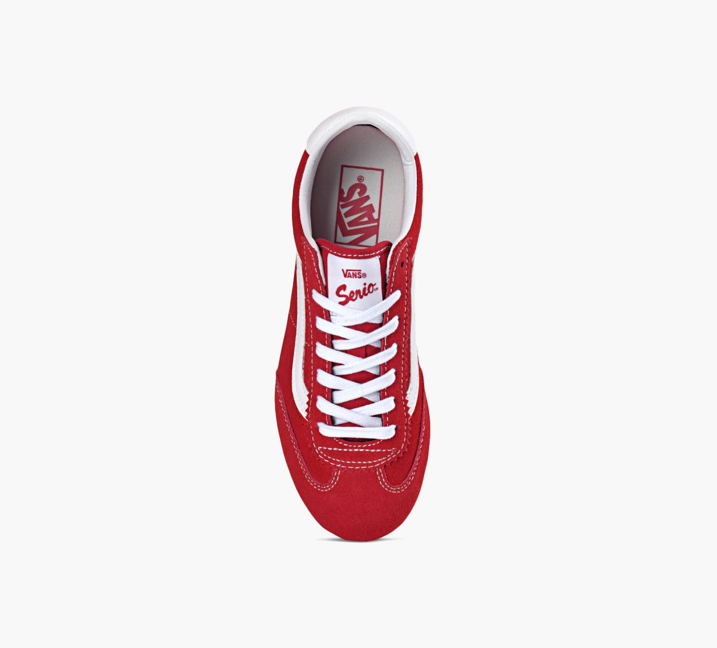 VANS BASKETSUPERLOWPRO en ROUGE vue 1c