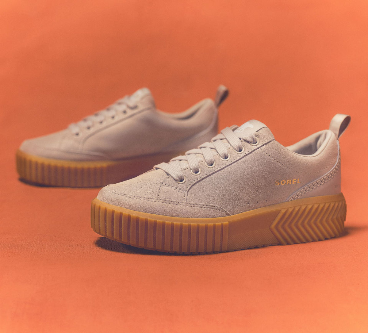 SOREL BASKETSONAAVELOWIMPERMABLES en TAUPE vue 8