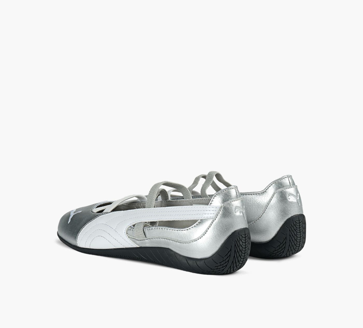 PUMA SPEEDCATBALLETMETALLIC in SILVER view 3