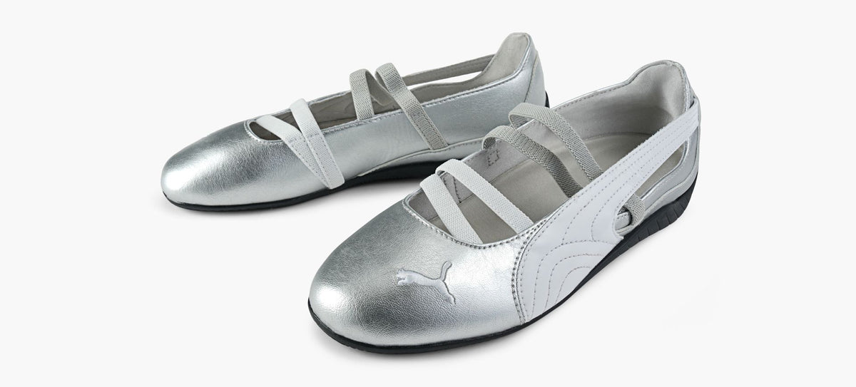 PUMA SPEEDCATBALLETMETALLIC in SILVER view 4