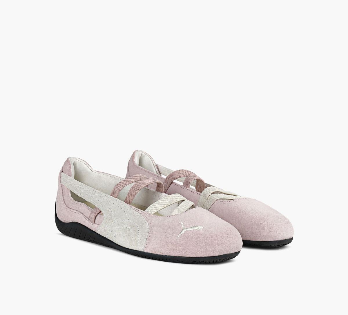 PUMA BALLERINESPEEDCATSUDE en ROSE PALE vue 2