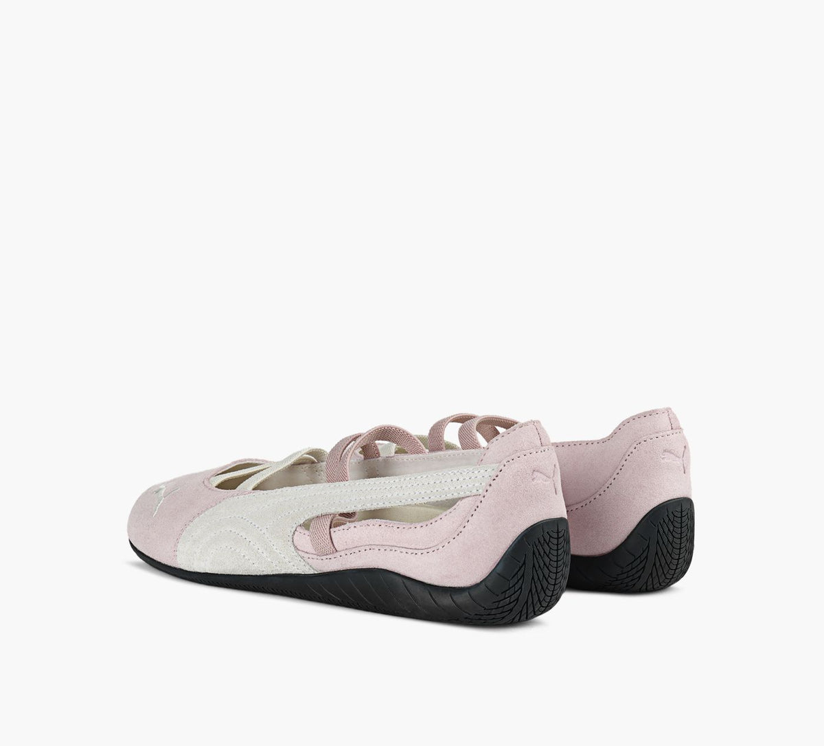 PUMA BALLERINESPEEDCATSUDE en ROSE PALE vue 3