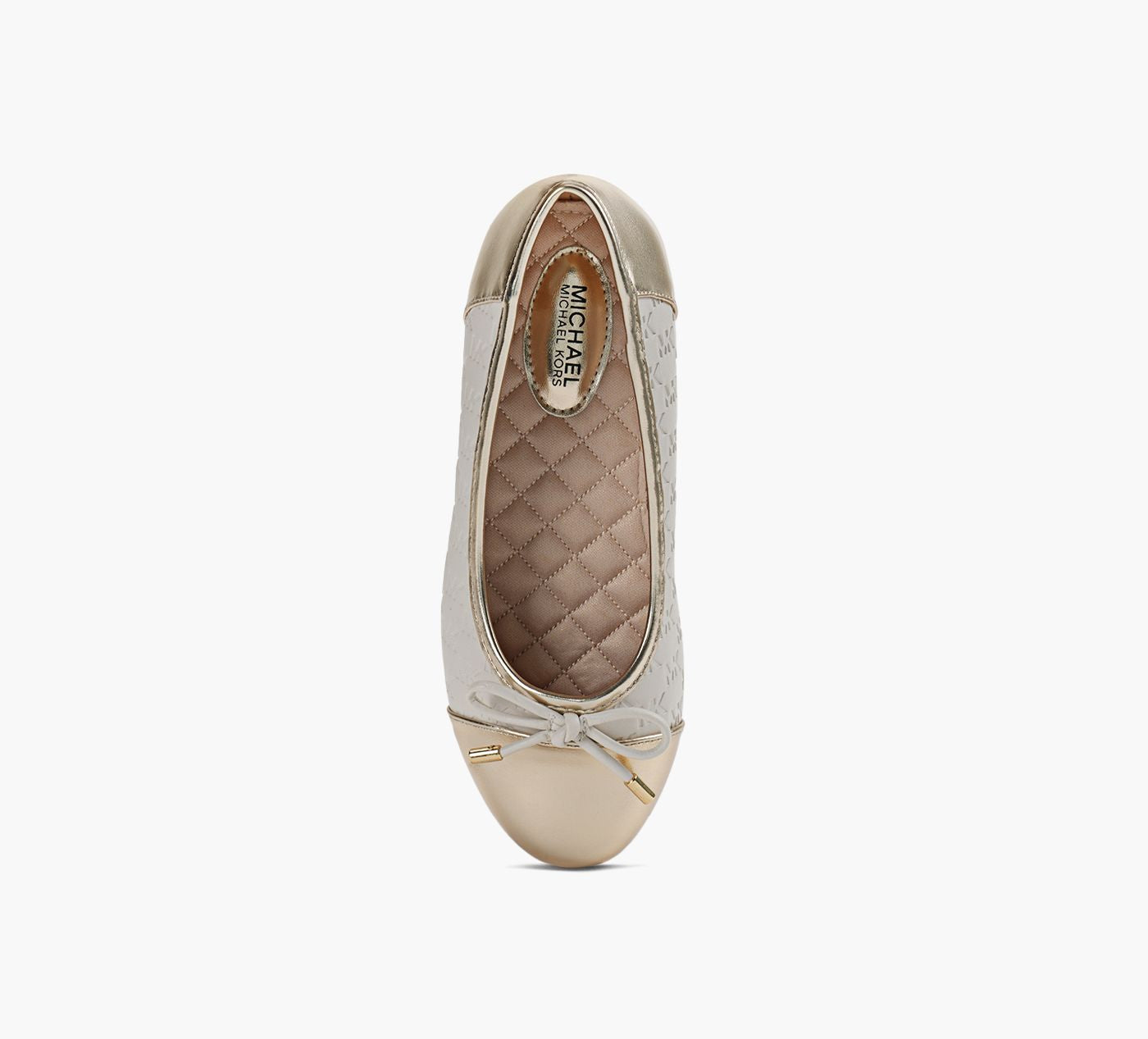 MICHAEL KORS KENYABOUCLE en TAUPE vue 1c
