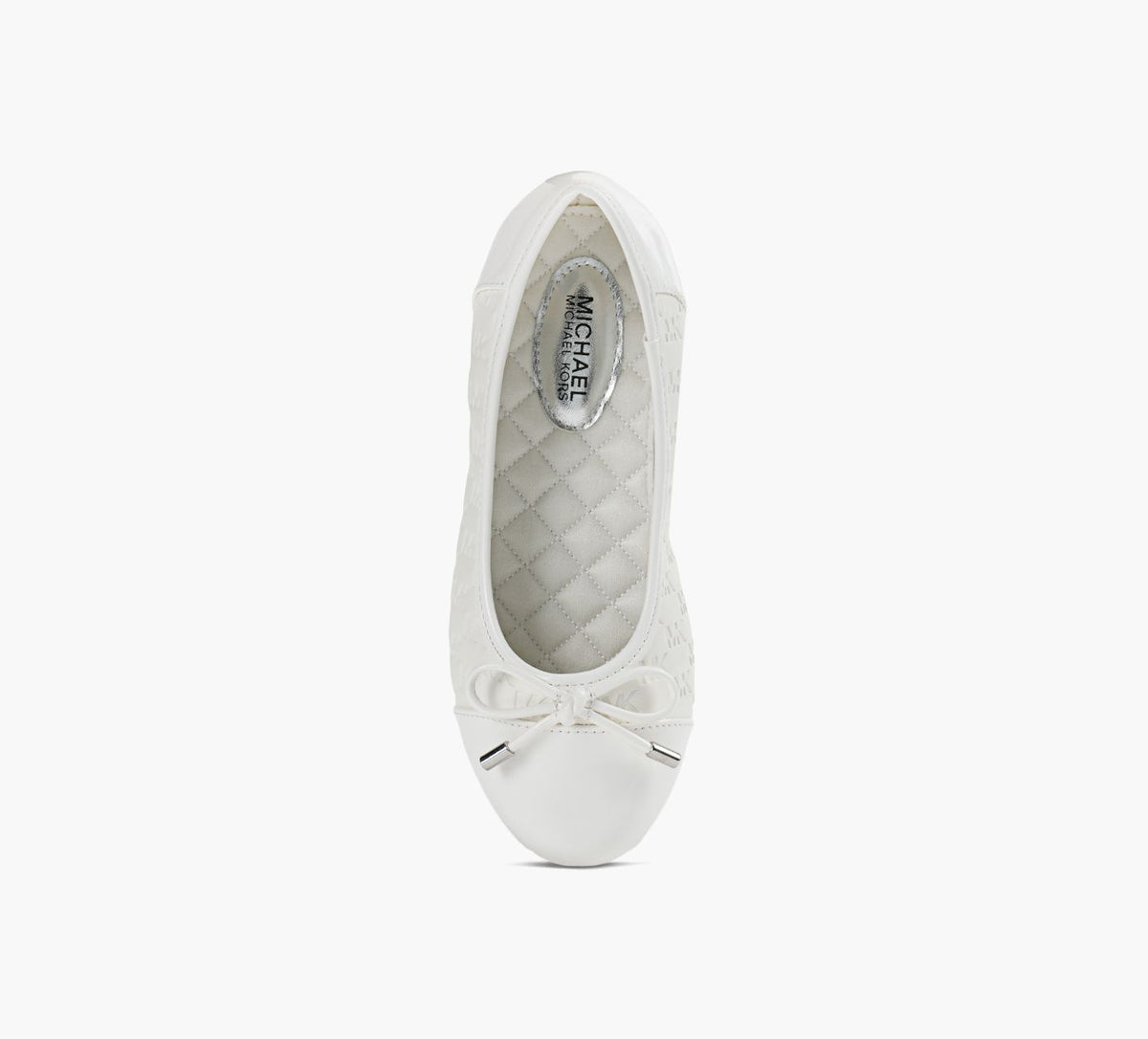MICHAEL KORS KENYABOUCLE en BLANC vue 1c