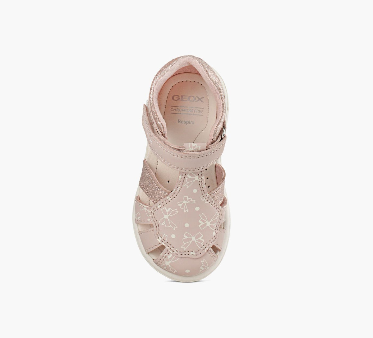 GEOX ZAPITO en ROSE PALE vue 1c