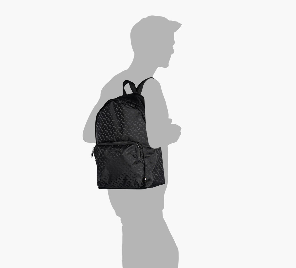 BOSS CATCH30JMBCKPACK in BLACK view 2