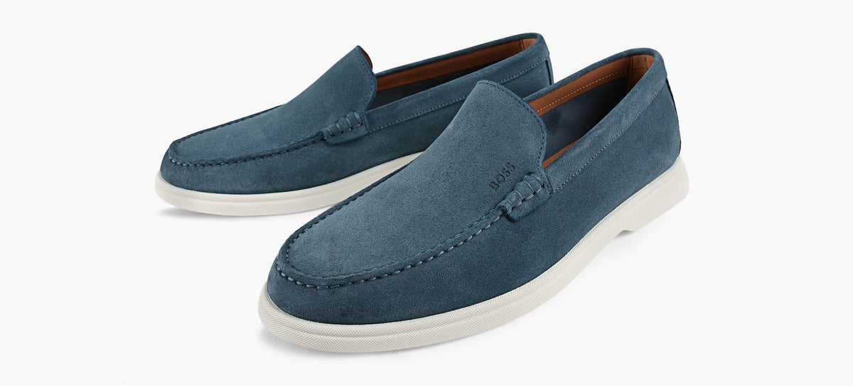 BOSS SIENNELOAFER in BLUE view 4