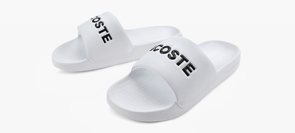 LACOSTE SERVESLIDE10 in WHITE view 4