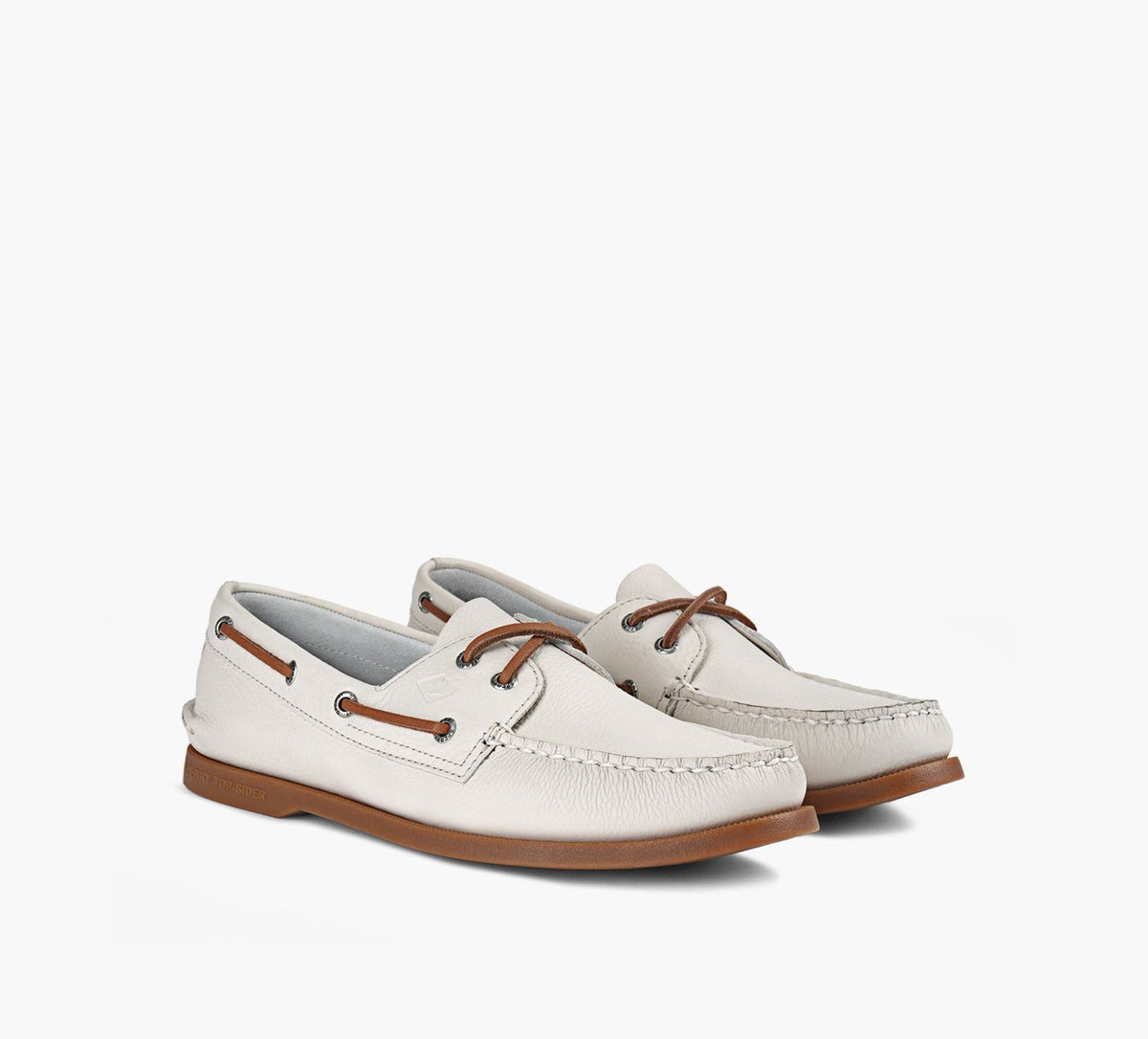 SPERRY CHAUSSURESBATEAUCLASSIQUES2OEILLETSAUTHENTICORIGINAL en BLANC vue 2