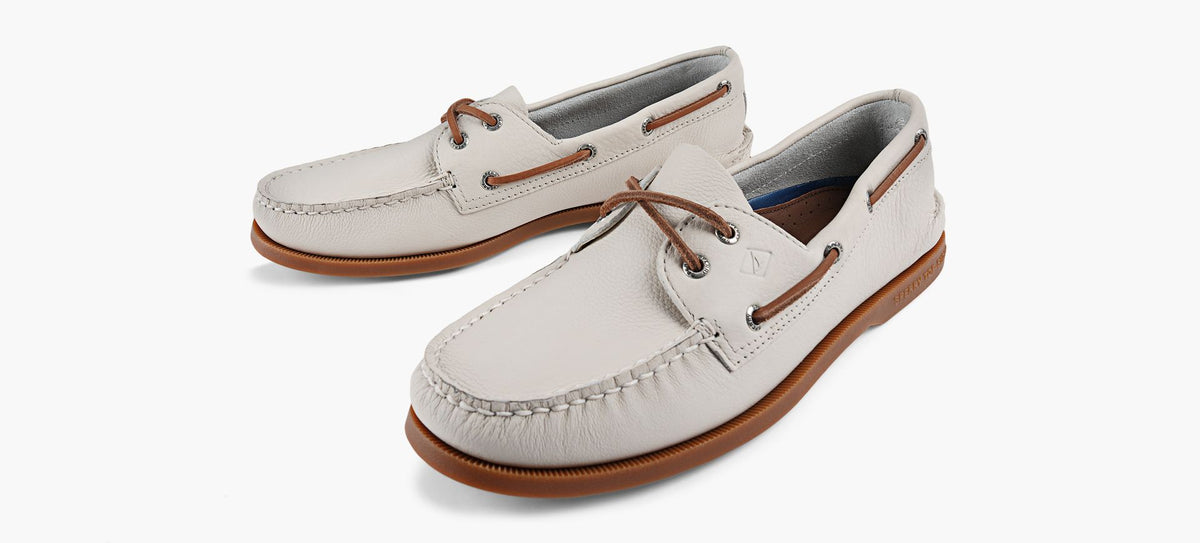 SPERRY CHAUSSURESBATEAUCLASSIQUES2OEILLETSAUTHENTICORIGINAL en BLANC vue 4