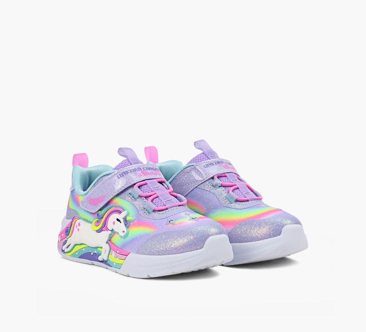 SKECHERS UNICORNCHASER en VIOLET vue 2