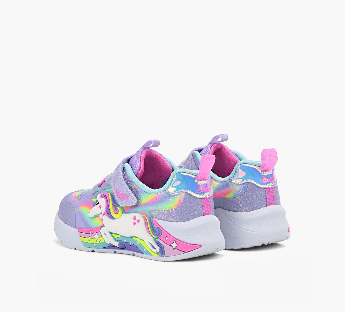 SKECHERS UNICORNCHASER en VIOLET vue 3