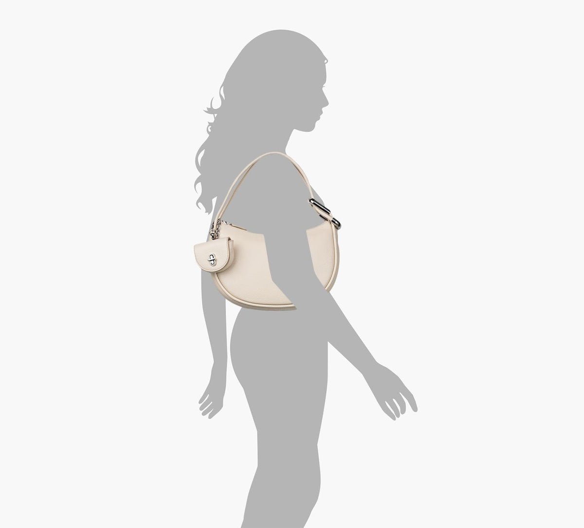 MARC JACOBS THEHOBODUALBAG in WHITE view 2