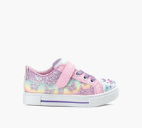 SKECHERS BASKETSTWINKLETOESTWINKLESPARKS en ROSE PALE