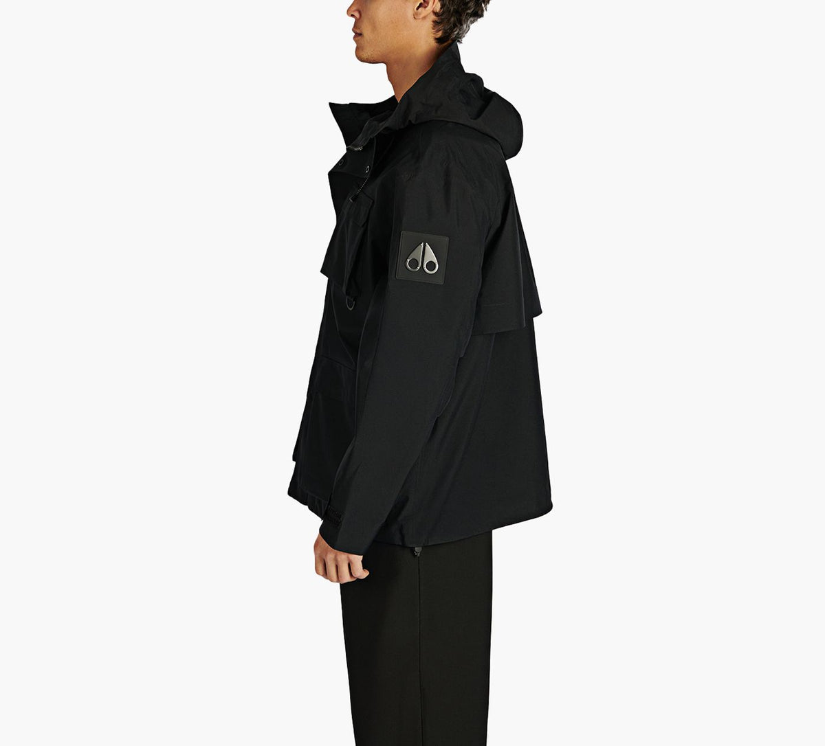 MOOSE KNUCKLES MANSFIELDRAINJACKET in BLACK view 3