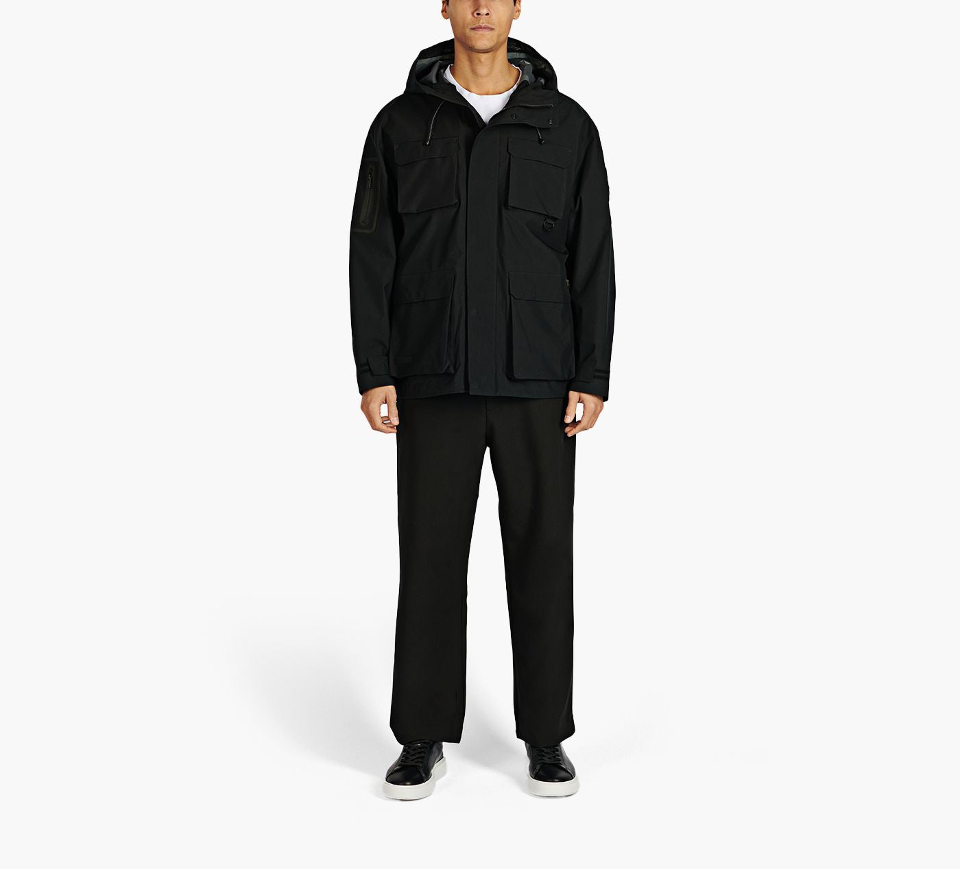 MOOSE KNUCKLES MANSFIELDRAINJACKET in BLACK view 4