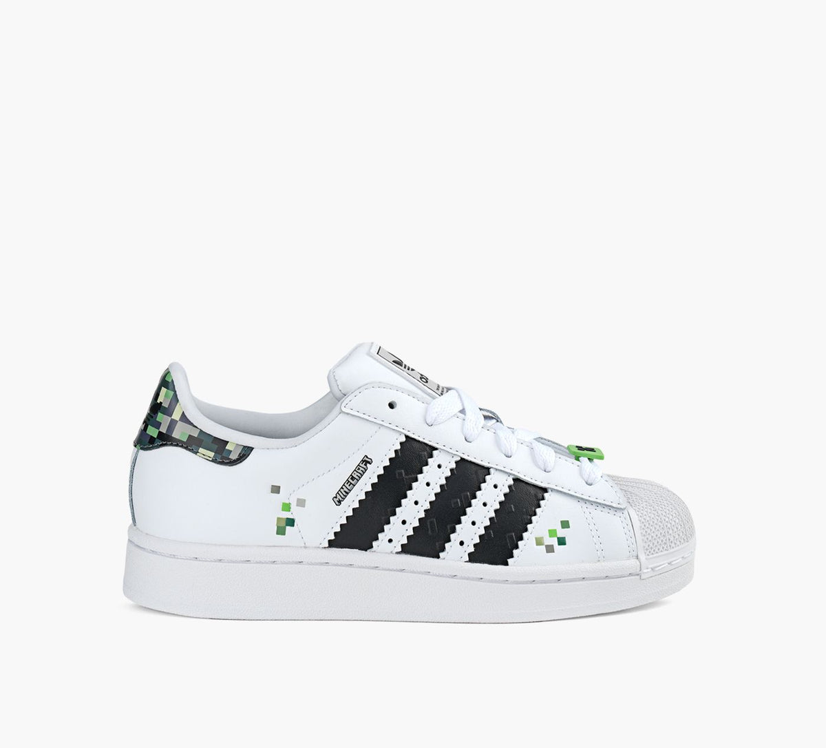 ADIDAS SUPERSTARIIYMINECRAFT in WHITE