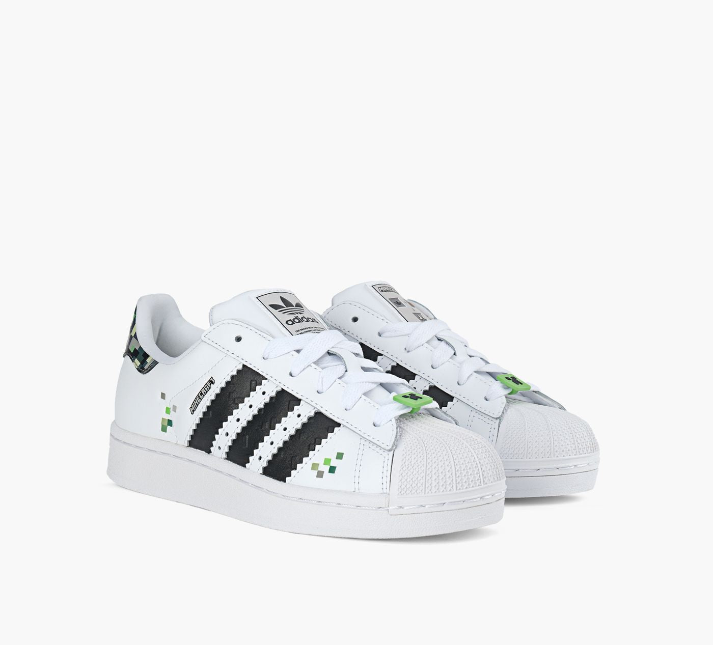ADIDAS SUPERSTARIIYMINECRAFT in WHITE view 2