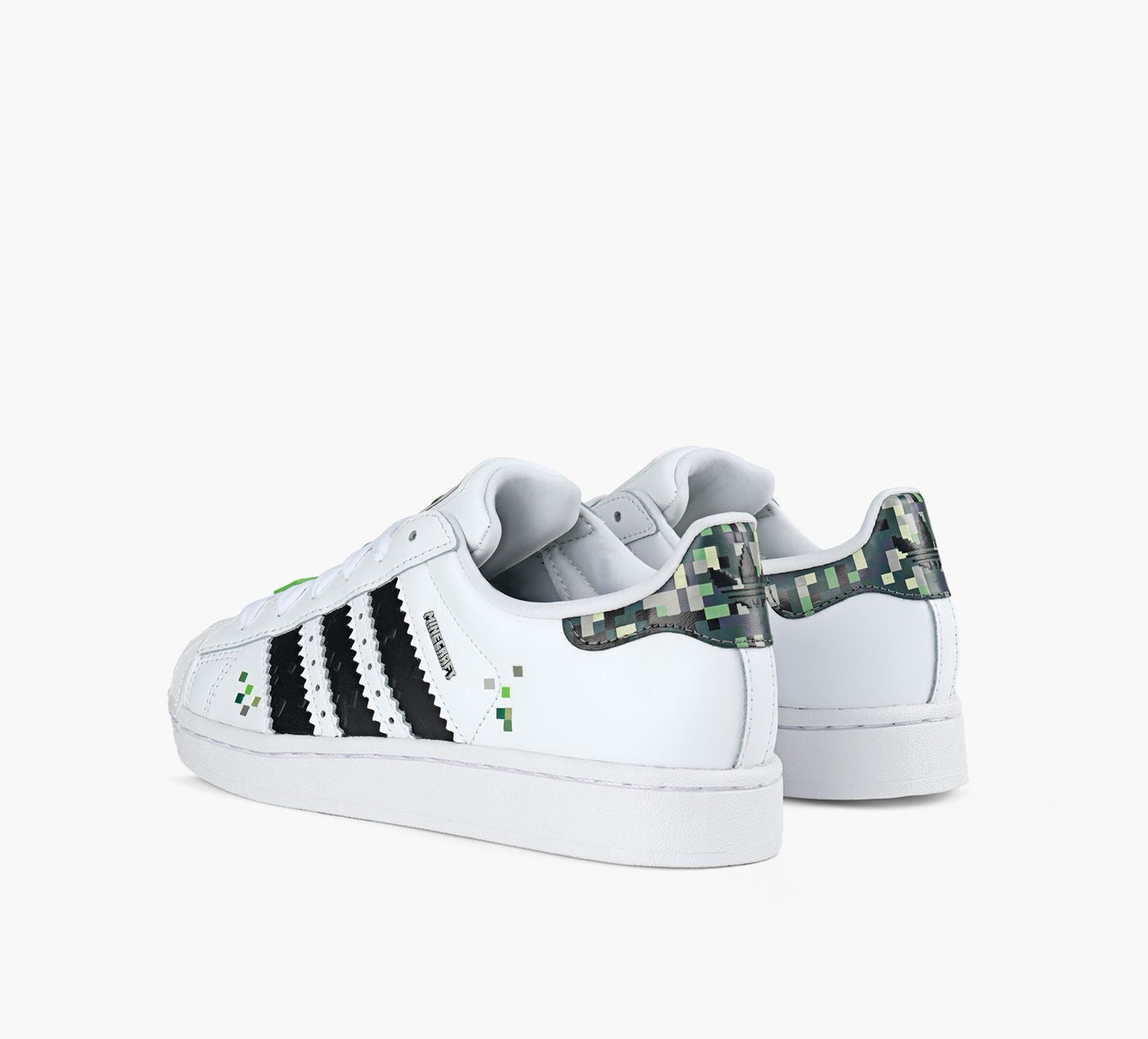 ADIDAS SUPERSTARIIYMINECRAFT in WHITE view 3
