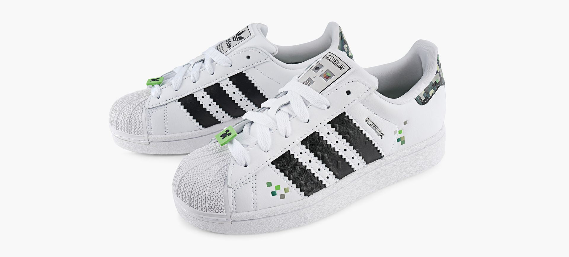ADIDAS SUPERSTARIIYMINECRAFT in WHITE view 4