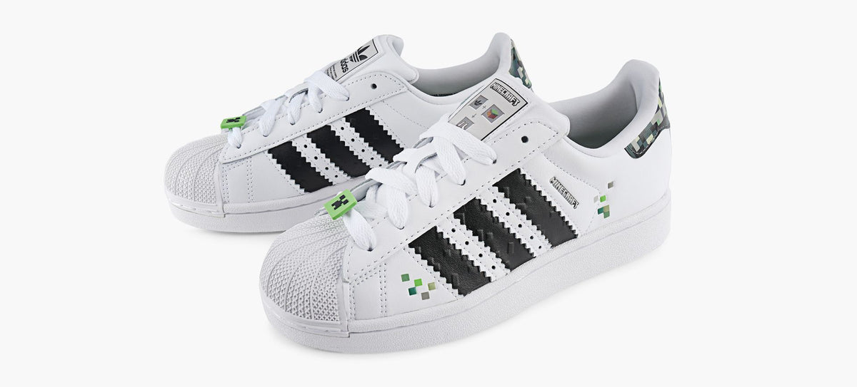 ADIDAS SUPERSTARIIYMINECRAFT in WHITE view 4