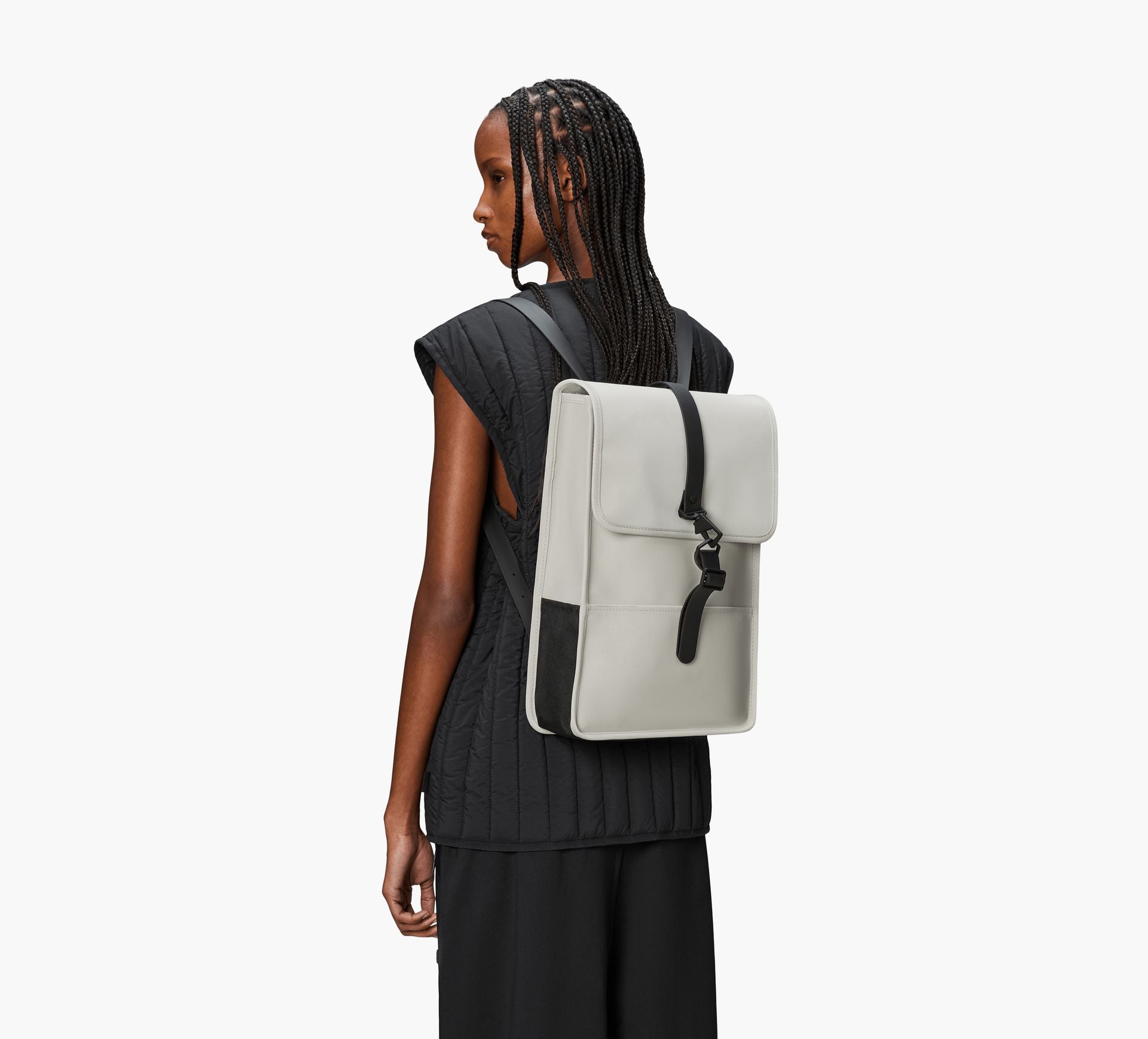 RAINS BACKPACKMINIW3 in WHITE view 2