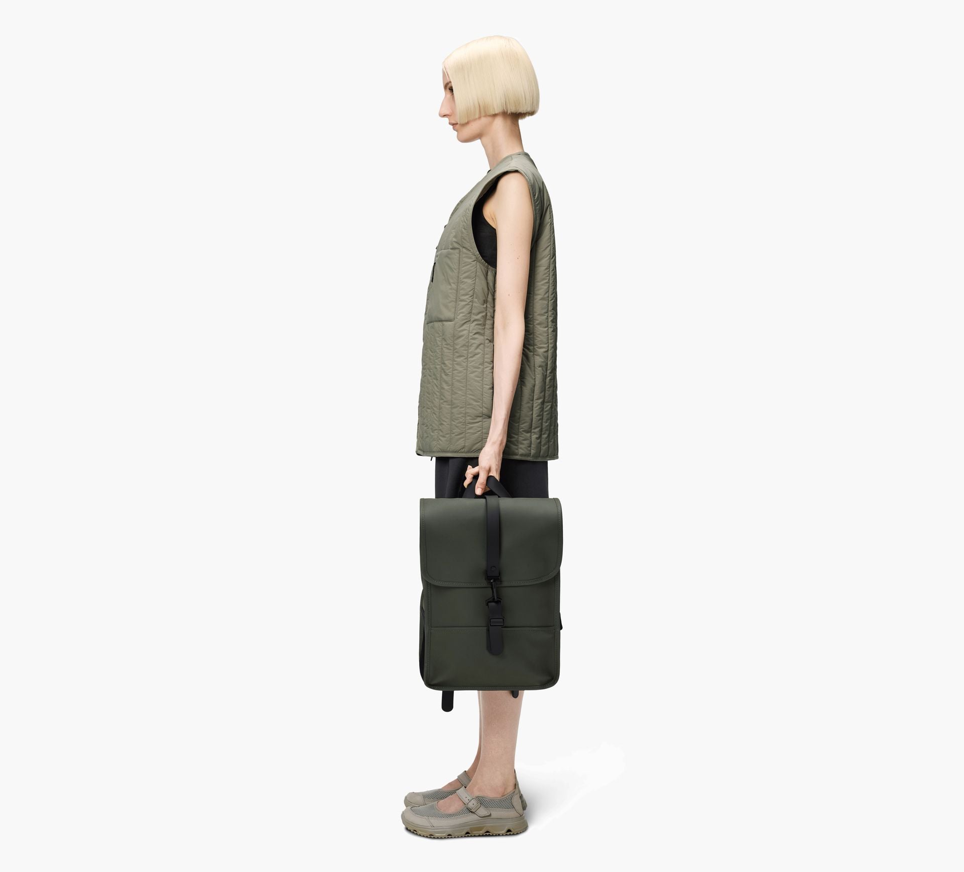 RAINS BACKPACKMINIW3 in KHAKI view 2