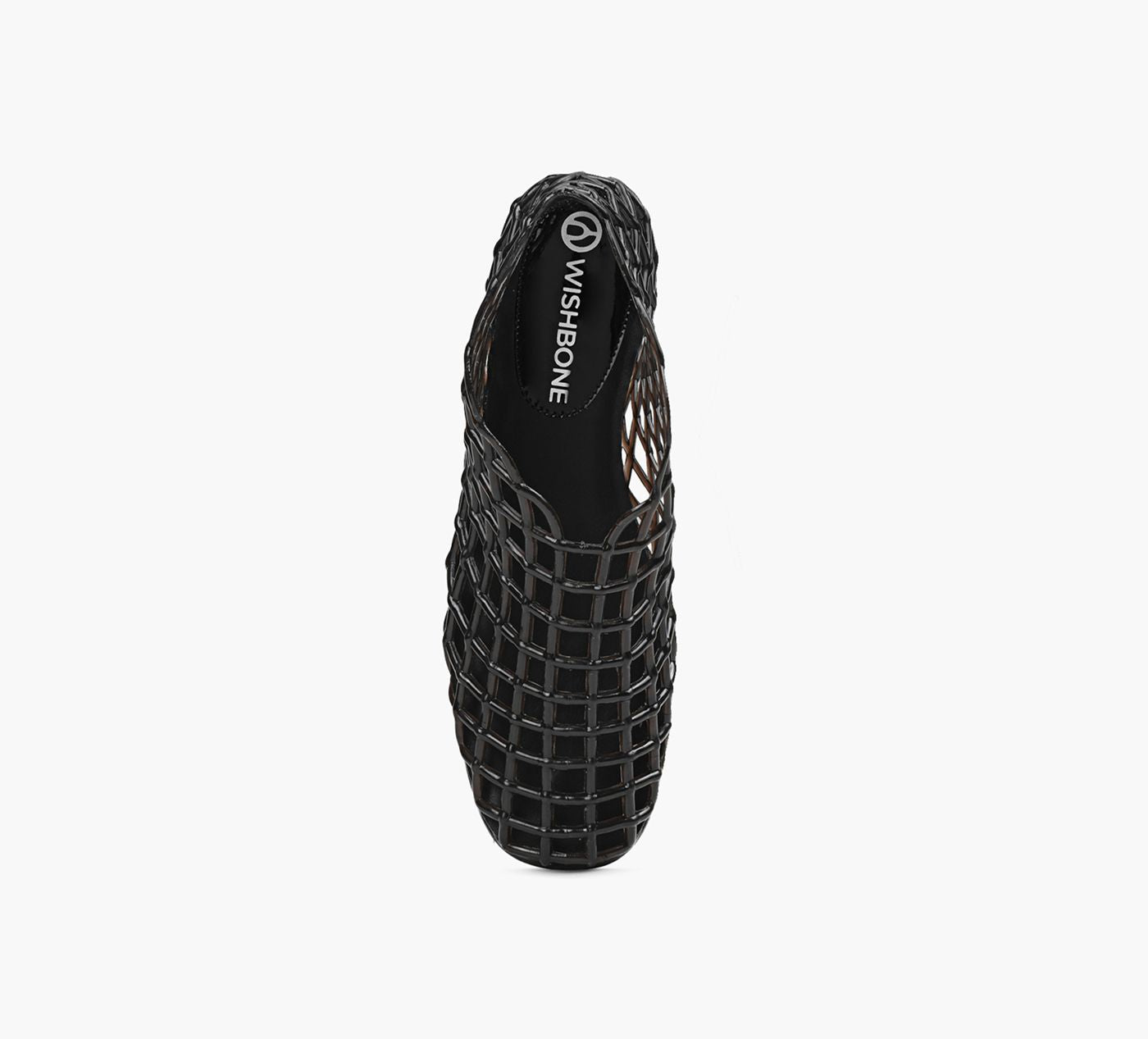 WISHBONE CELESTE en NOIR vue 1c