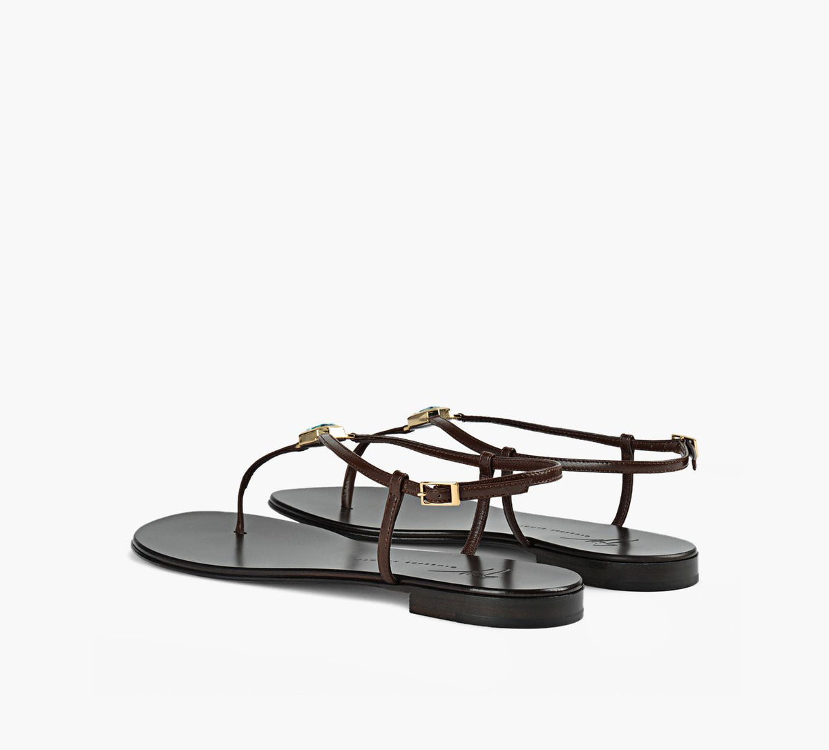 GIUSEPPE ZANOTTI SANDALECAMELIEE en BRUN vue 3