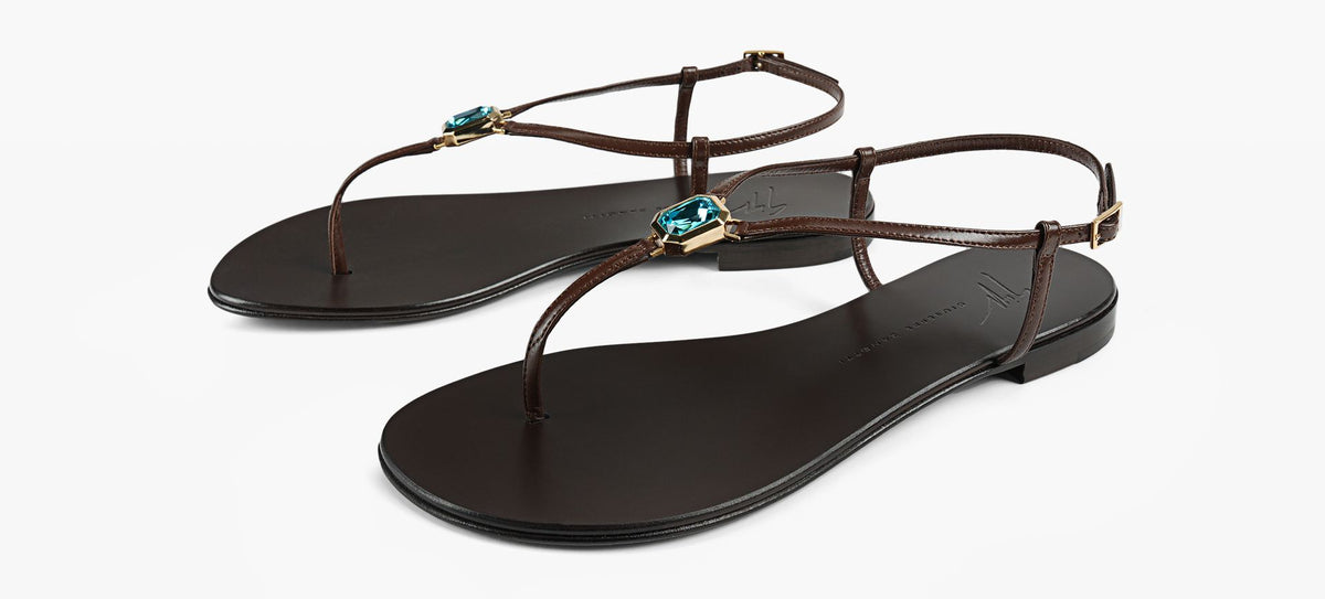 GIUSEPPE ZANOTTI CAMELIEEFLAT in BROWN view 4