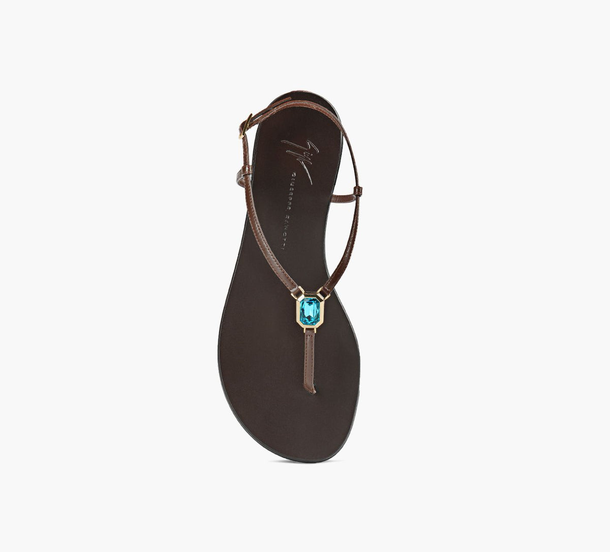 GIUSEPPE ZANOTTI SANDALECAMELIEE en BRUN vue 1c