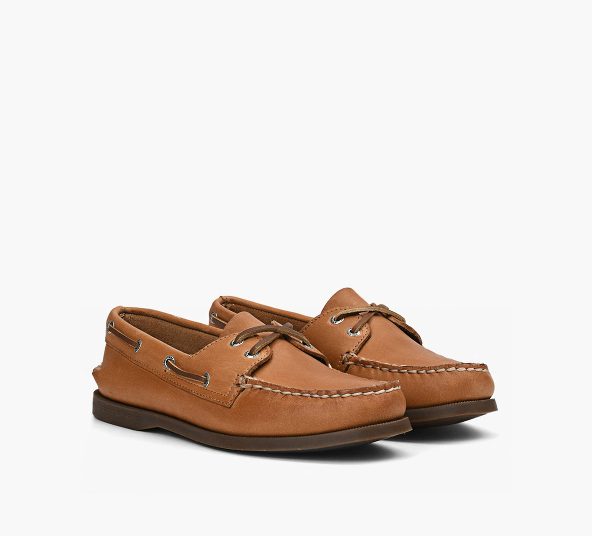 SPERRY CHAUSSURESBATEAU2OEILLETSAUTHENTICORIGINAL en TAN vue 2