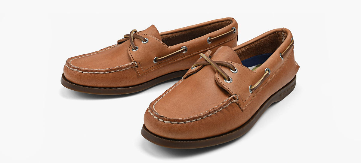 SPERRY CHAUSSURESBATEAU2OEILLETSAUTHENTICORIGINAL en TAN vue 4
