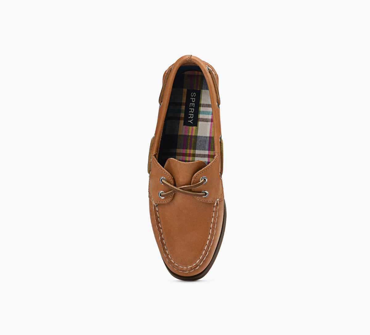 SPERRY CHAUSSURESBATEAU2OEILLETSAUTHENTICORIGINAL en TAN vue 1c
