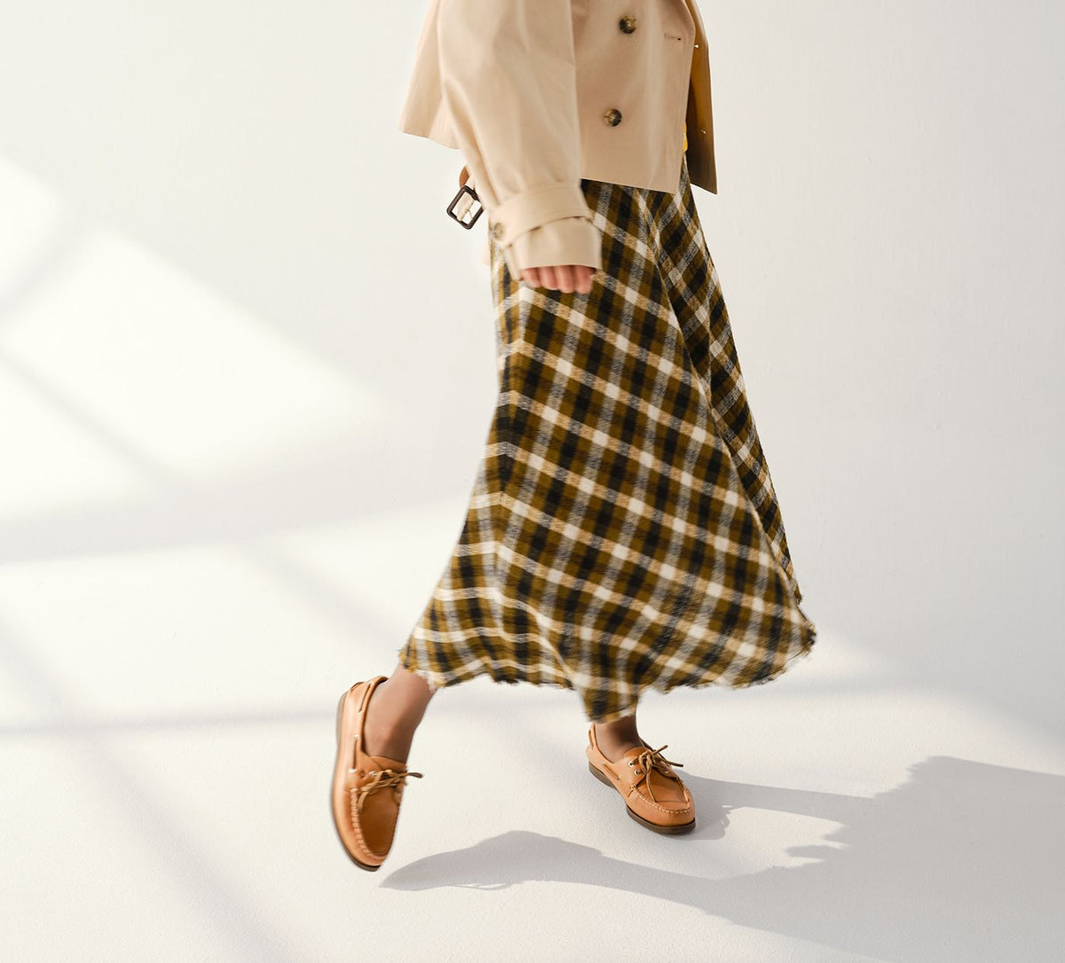 SPERRY CHAUSSURESBATEAU2OEILLETSAUTHENTICORIGINAL en TAN vue 8