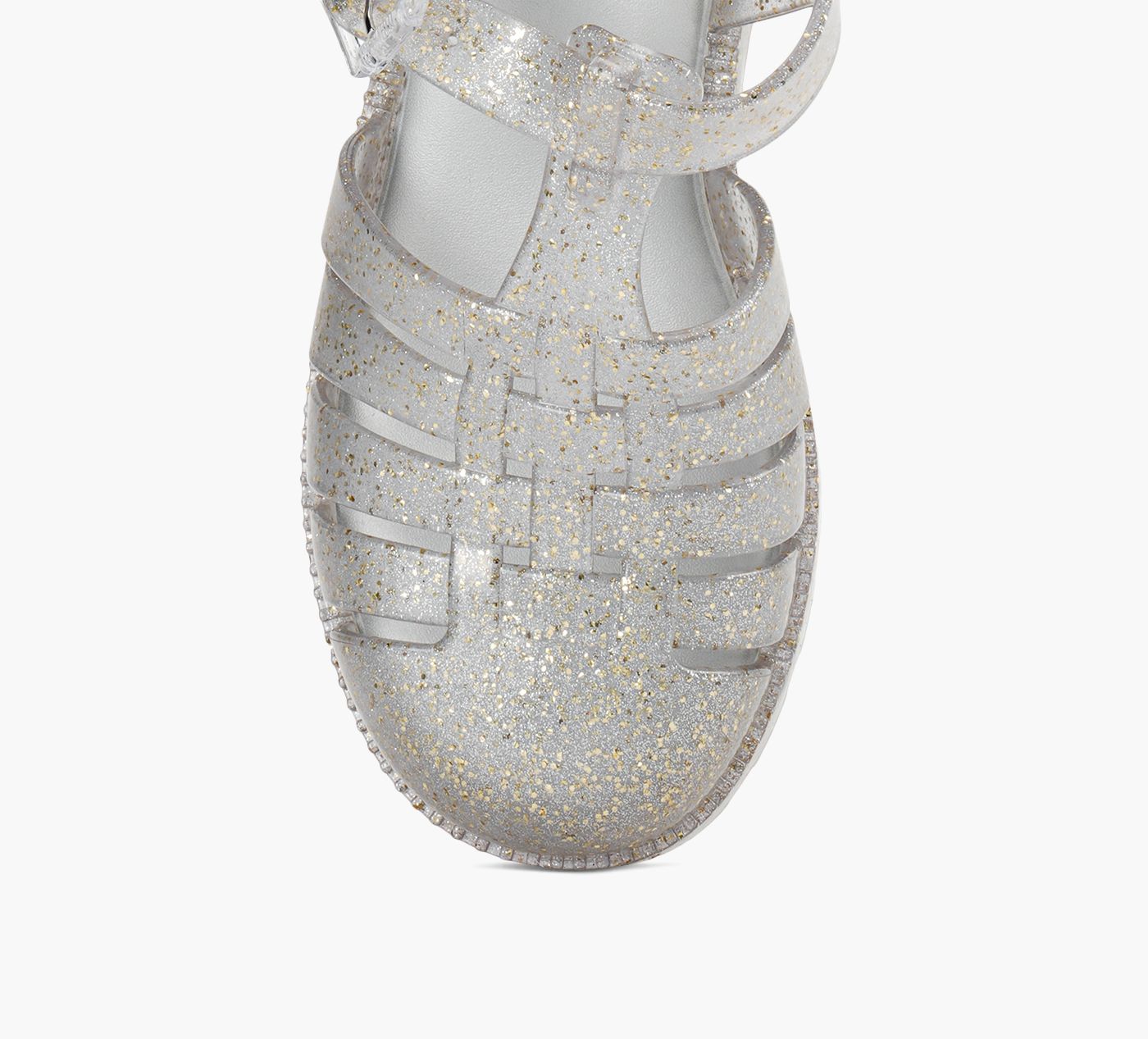 MINI MELISSA SANDALETALONPOSSESSION en ARGENT vue 1c