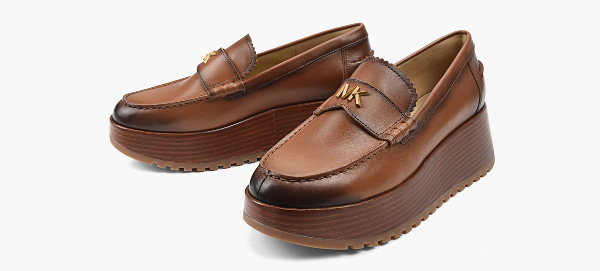MICHAEL KORS FLNEURPLATEFORMEINDY en TAN vue 4