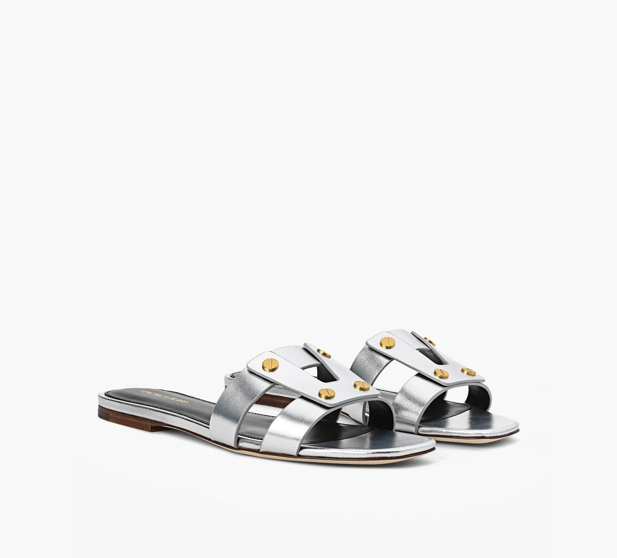 VERONICA BEARD SANDALEVIA en ARGENT vue 2