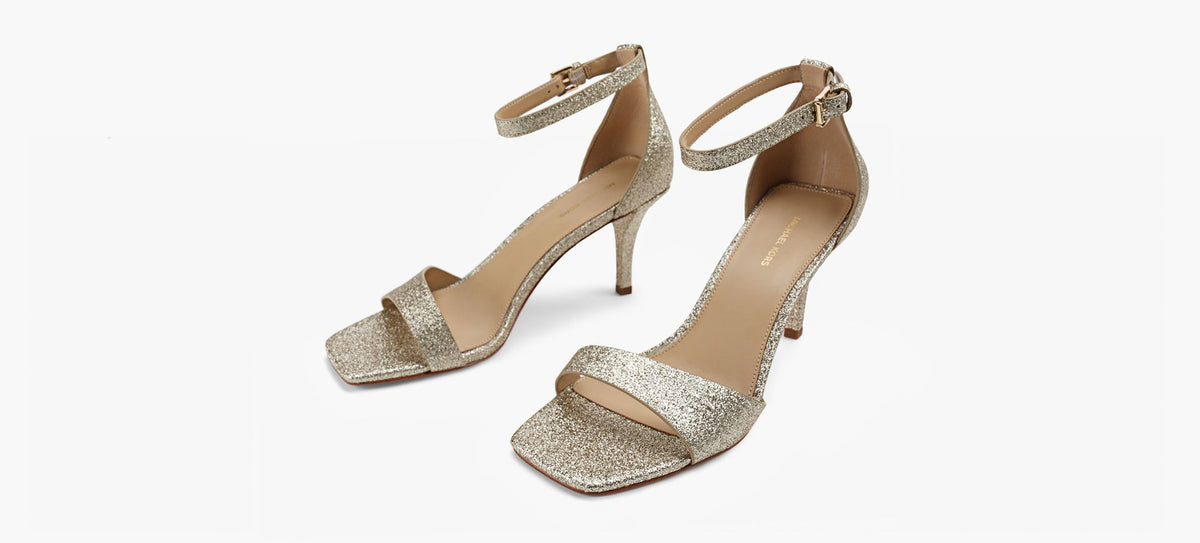 MICHAEL KORS JAIDAHEELEDSANDAL in GOLD view 4