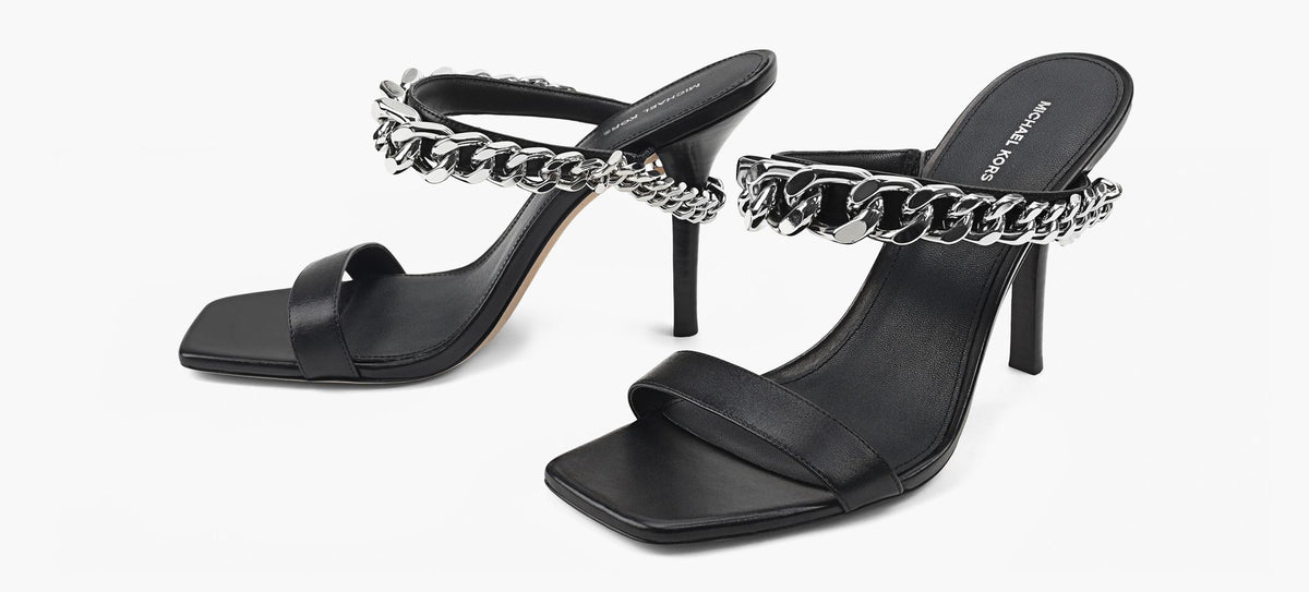 MICHAEL KORS BIANCAHIGHSANDAL in BLACK view 4