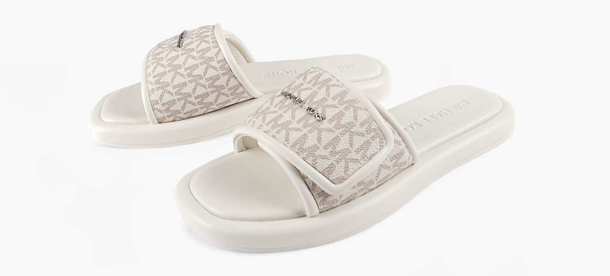 MICHAEL KORS SUKIFLATSLIDE in BEIGE view 4