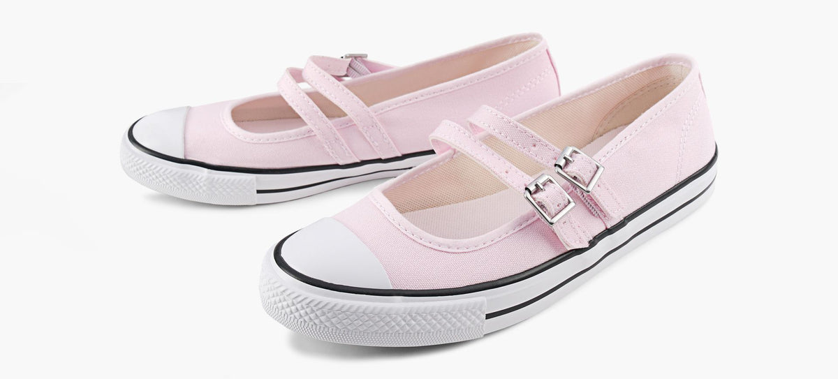 CONVERSE CHUCKTAYLORALLSTARDAINTYLUCKYMARYJANE in LIGHT PINK view 4