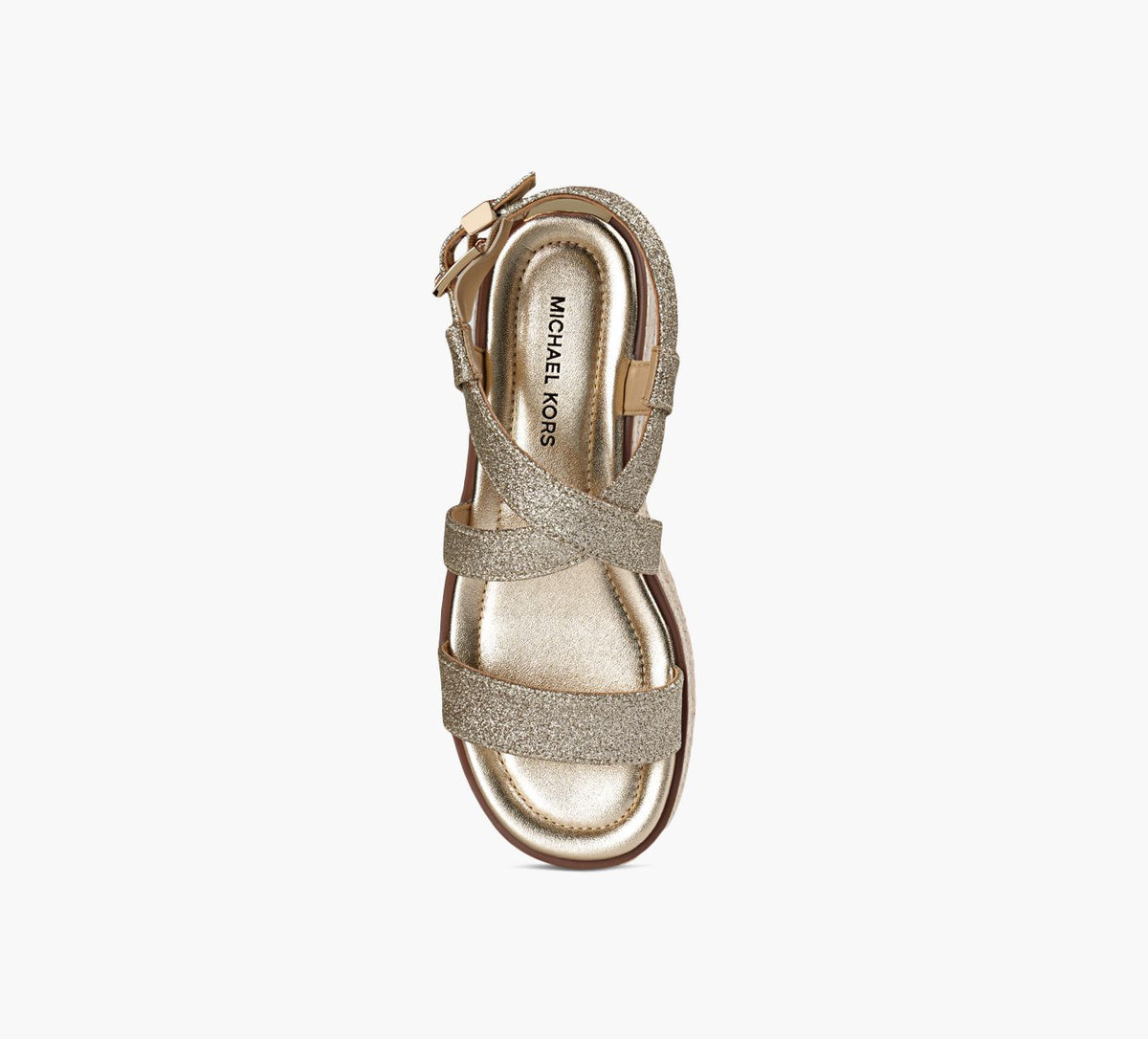 MICHAEL KORS SANDALEESPADRILLELYNN en OR vue 1c