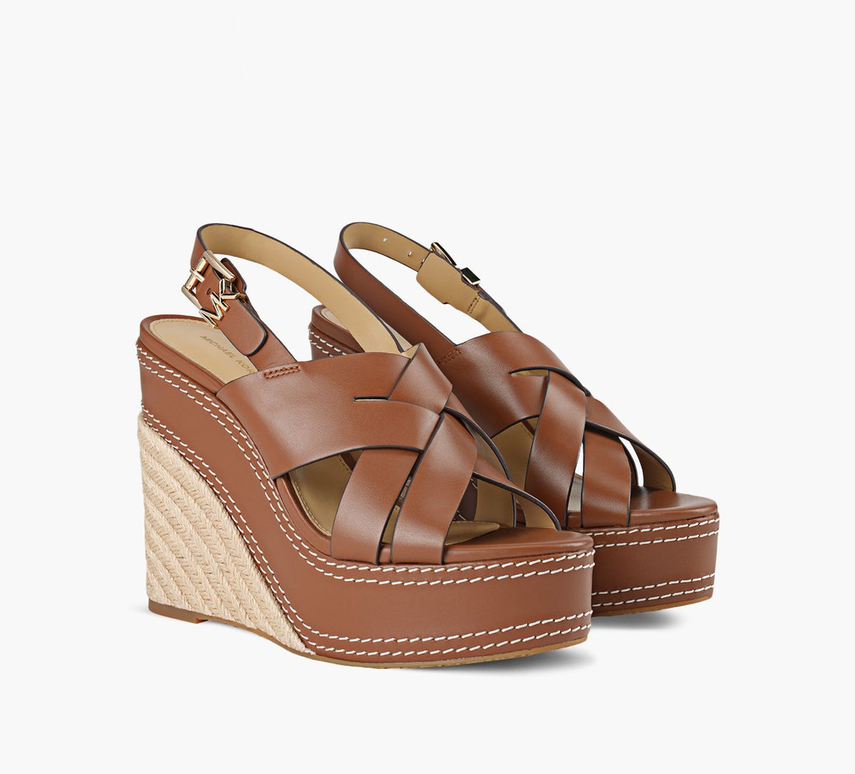 MICHAEL KORS NORAWEDGE in TAN view 2