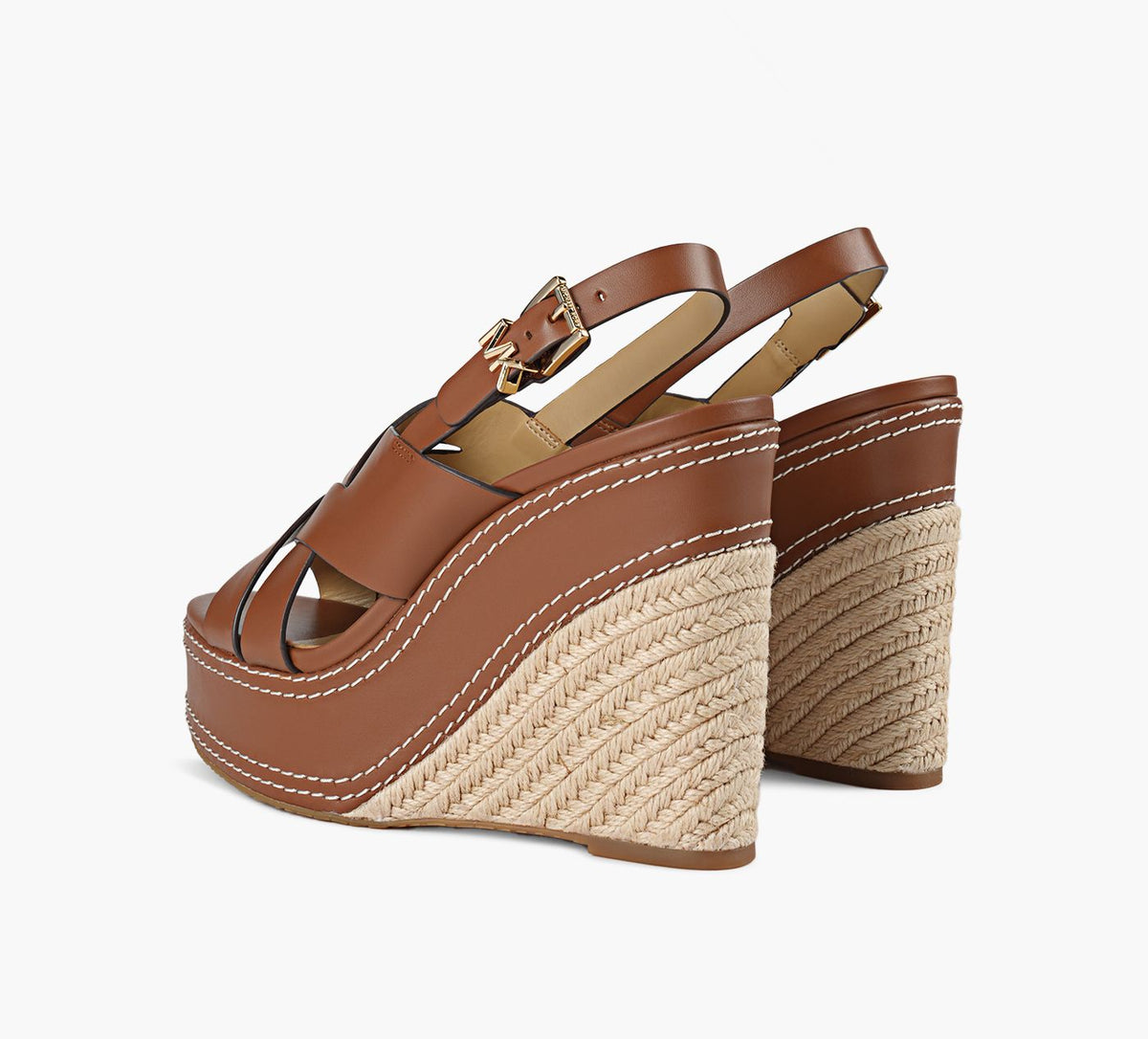 MICHAEL KORS NORAWEDGE in TAN view 3