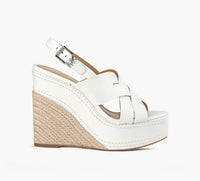 MICHAEL KORS NORAWEDGE in WHITE