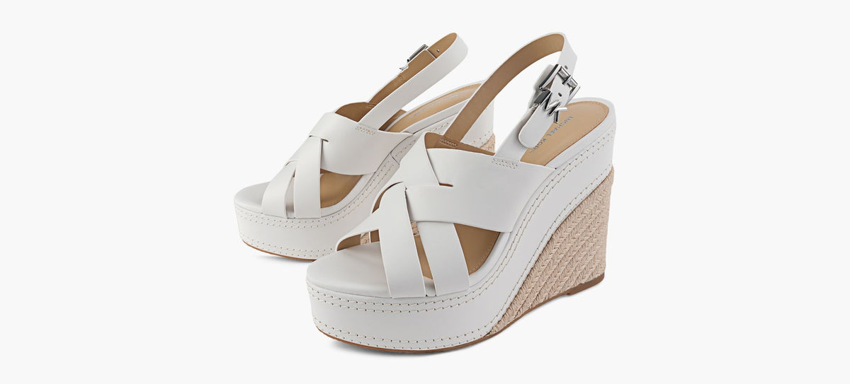 MICHAEL KORS NORAWEDGE in WHITE view 4
