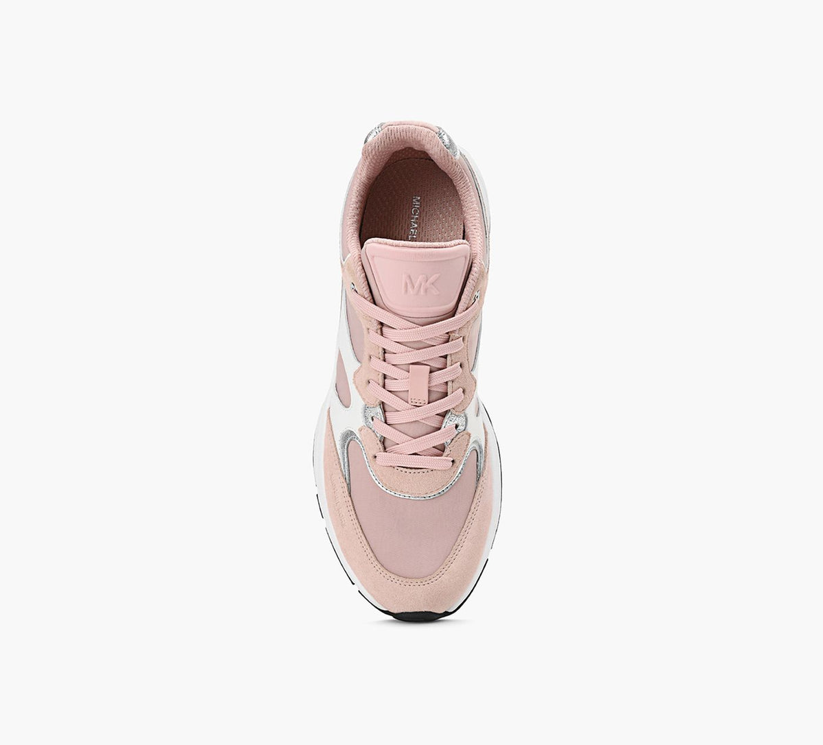 MICHAEL KORS BASKETTRAINER en ROSE PALE vue 1c