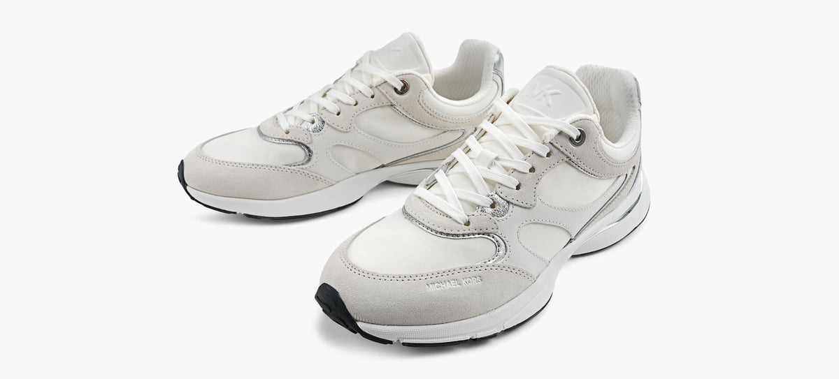 MICHAEL KORS RILEYTRAINER in WHITE view 4